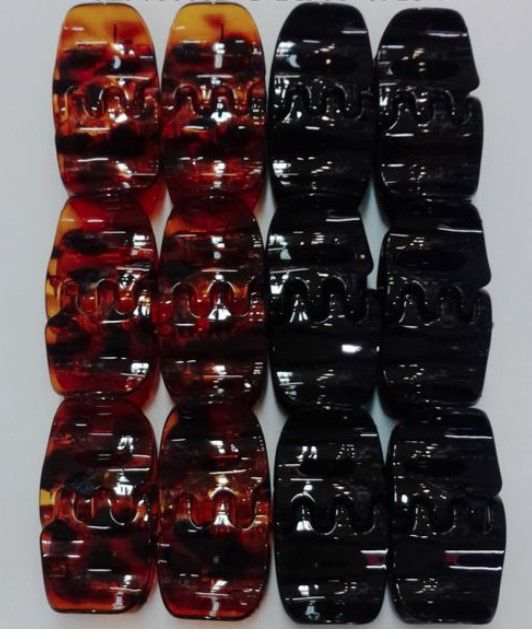 Pinza de pelo cary/ngr 4.5 cm 24 unidades - Accesorios prácticos para el cabello