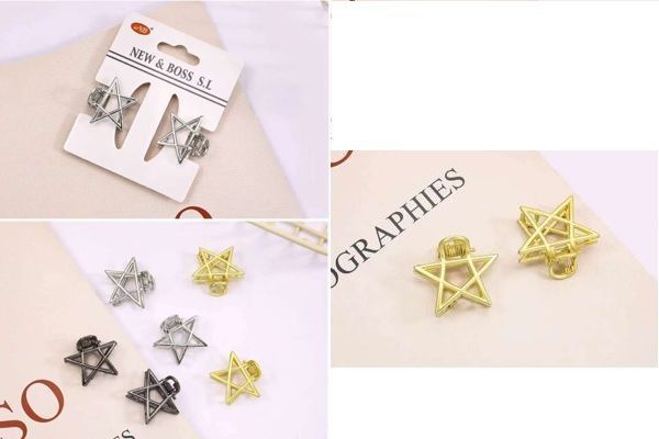 Pinza metal de 2.5 cm 12 unidades - Accesorios de cabello duraderos