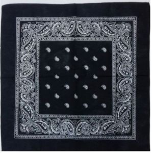 Pañuelo 55x55 negro 12 unidades - Pañuelos y accesorios