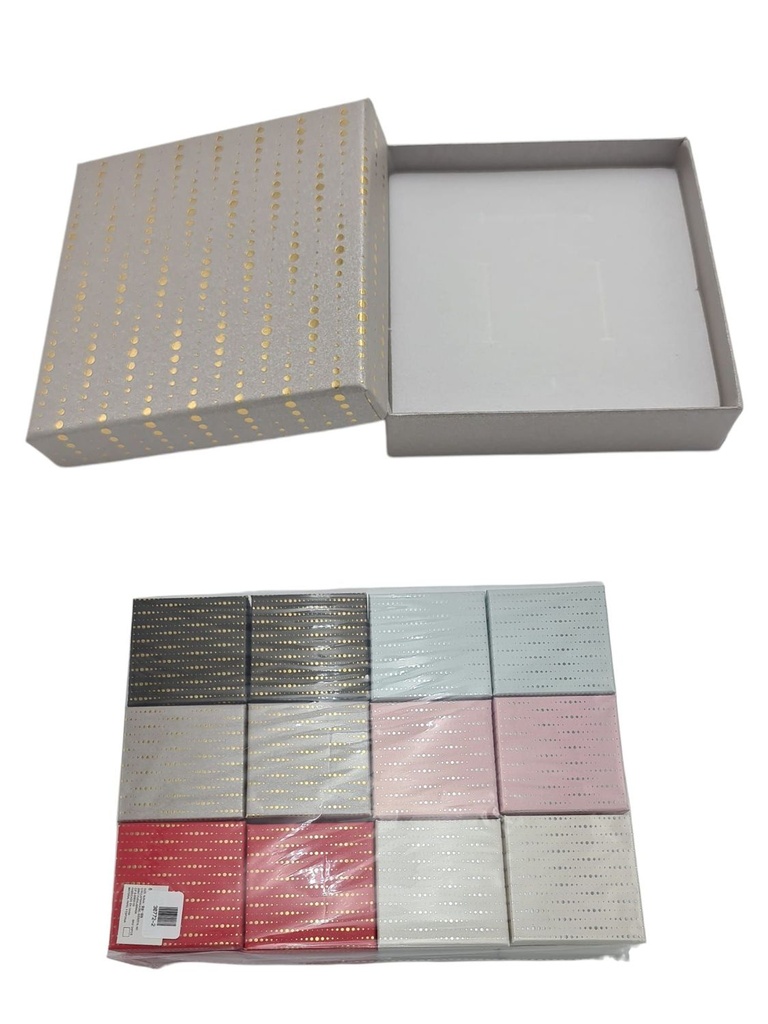 Cajita de regalos 9x9x2.5cm 24 unidades - Caja de regalos