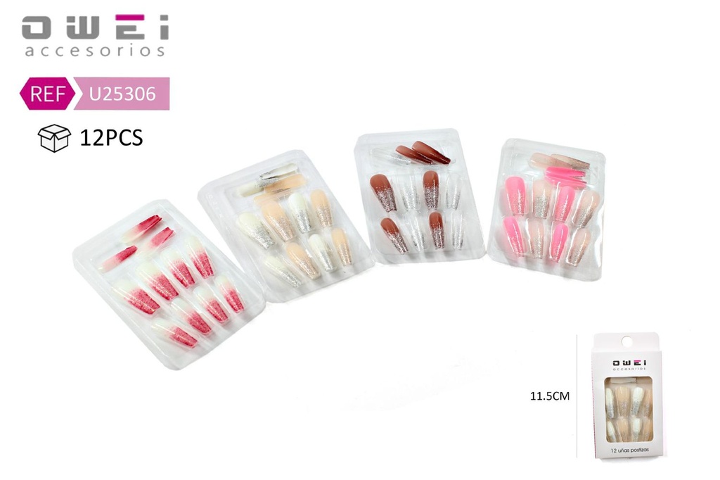 Uñas postizas 12/U U25306 OW - Uñas decorativas