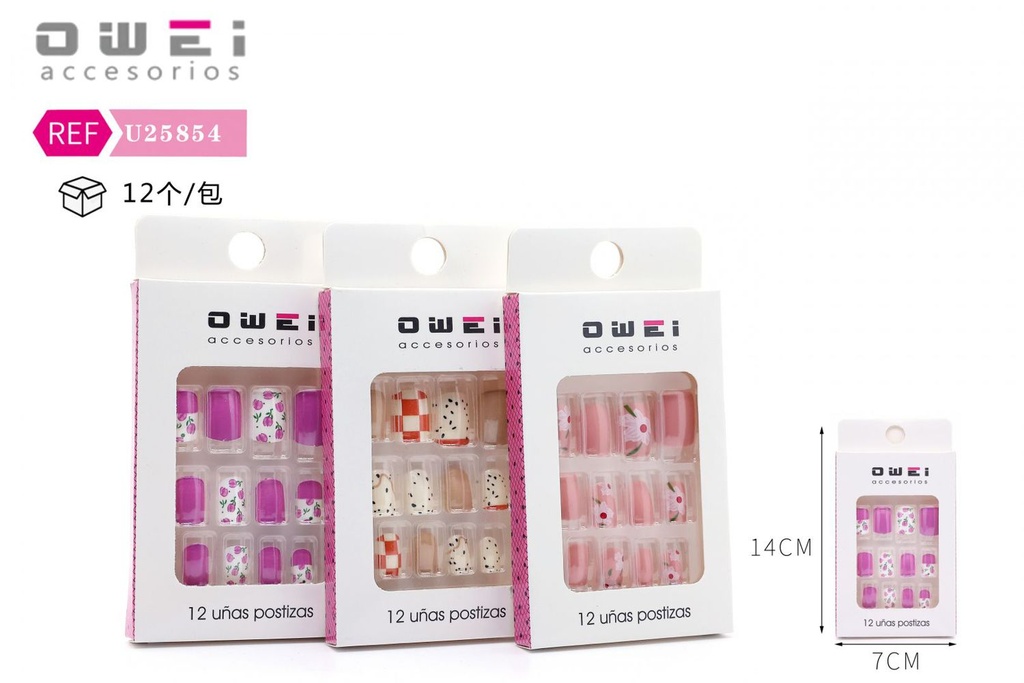 Uñas postizas 12/U U25854 OW - Uñas decorativas