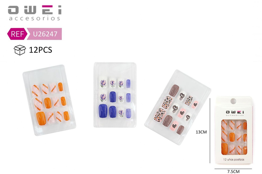 Uñas postizas 12/U U26247 OW - Uñas decorativas