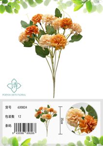 Ramo de flores artificiales - Hortensia de otoño 30cm