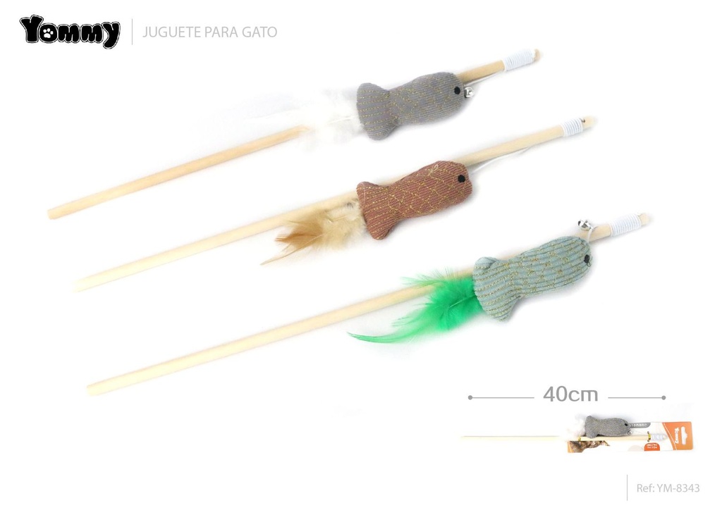 Juguete para gato 40cm - De estimulación y entretenimiento