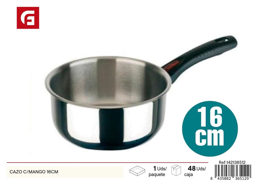 Cazo con mango 16cm - Utensilios de cocina