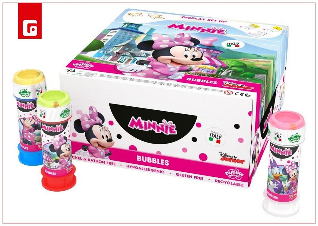 Pompitas Minnie 60cc - Juguetes de pompas