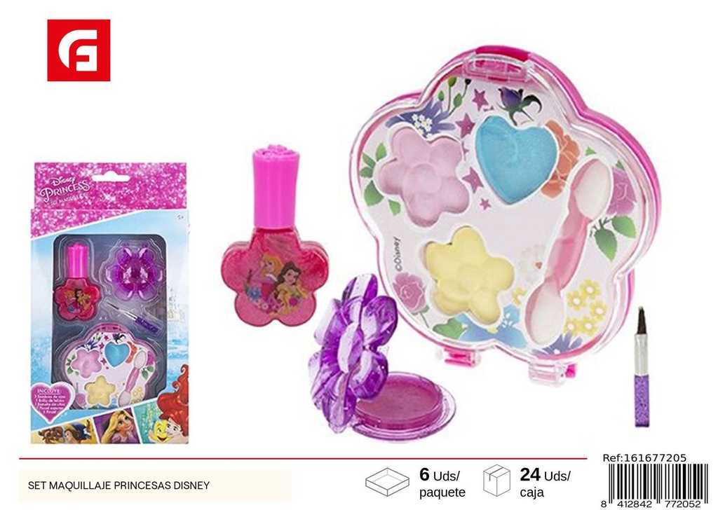 Set de maquillaje de princesas Disney- Juguetes de belleza y accesorios