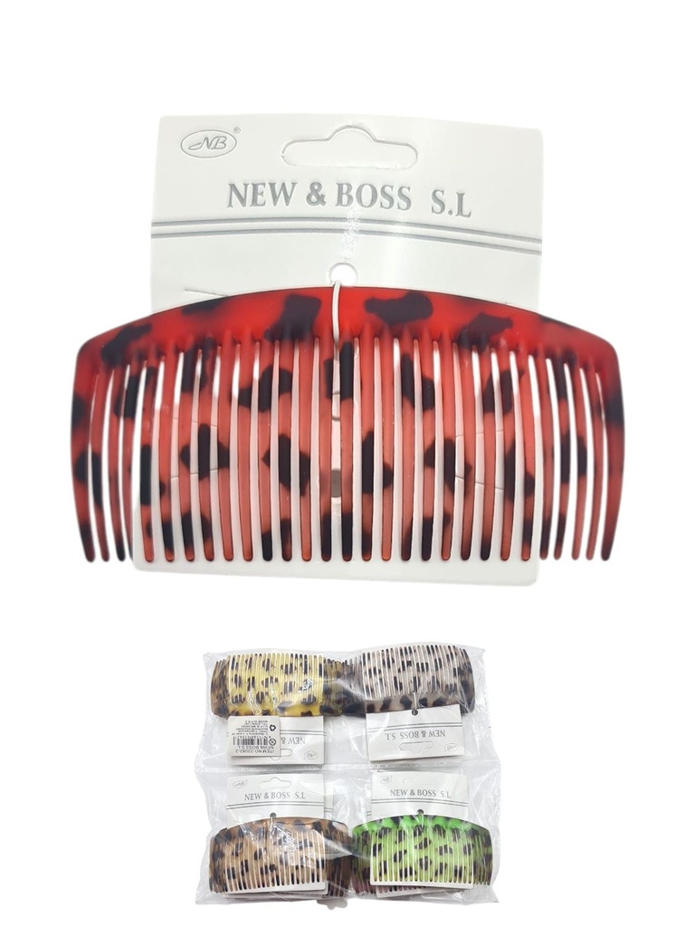 Peinetas NGR 11.5CM 12 unidades 22082-2 NB - Accesorios de pelo y moda