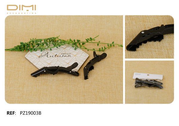 Pinza cocodrilo 12 unidades PZ19003B - Accesorios de pelo y moda