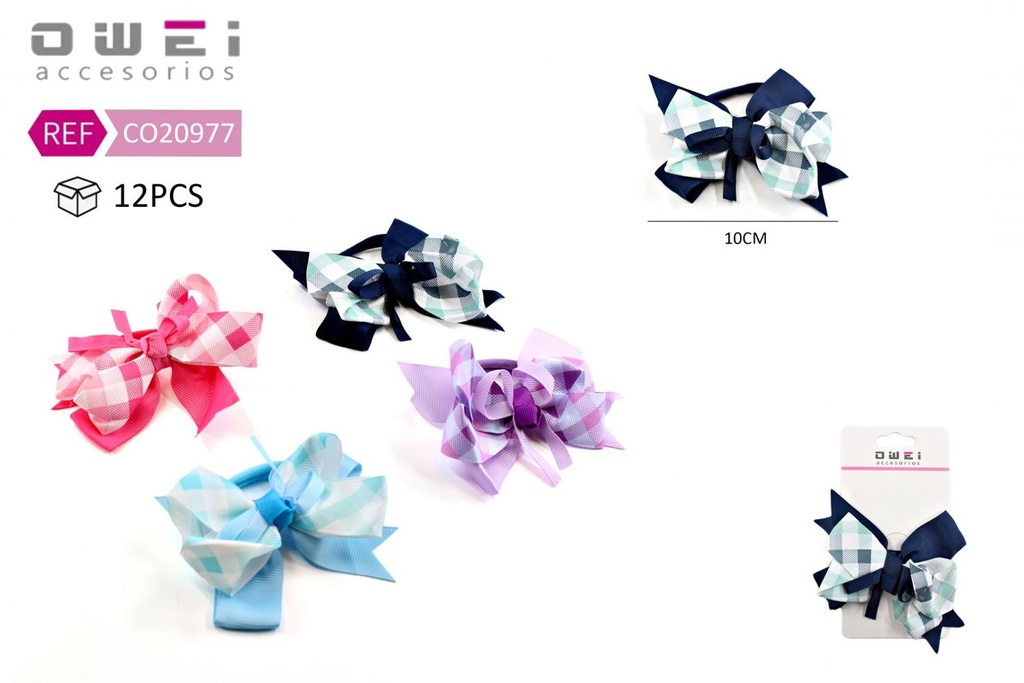 Goma de lazo 12 unidades CO20977 - Accesorios de pelo y moda