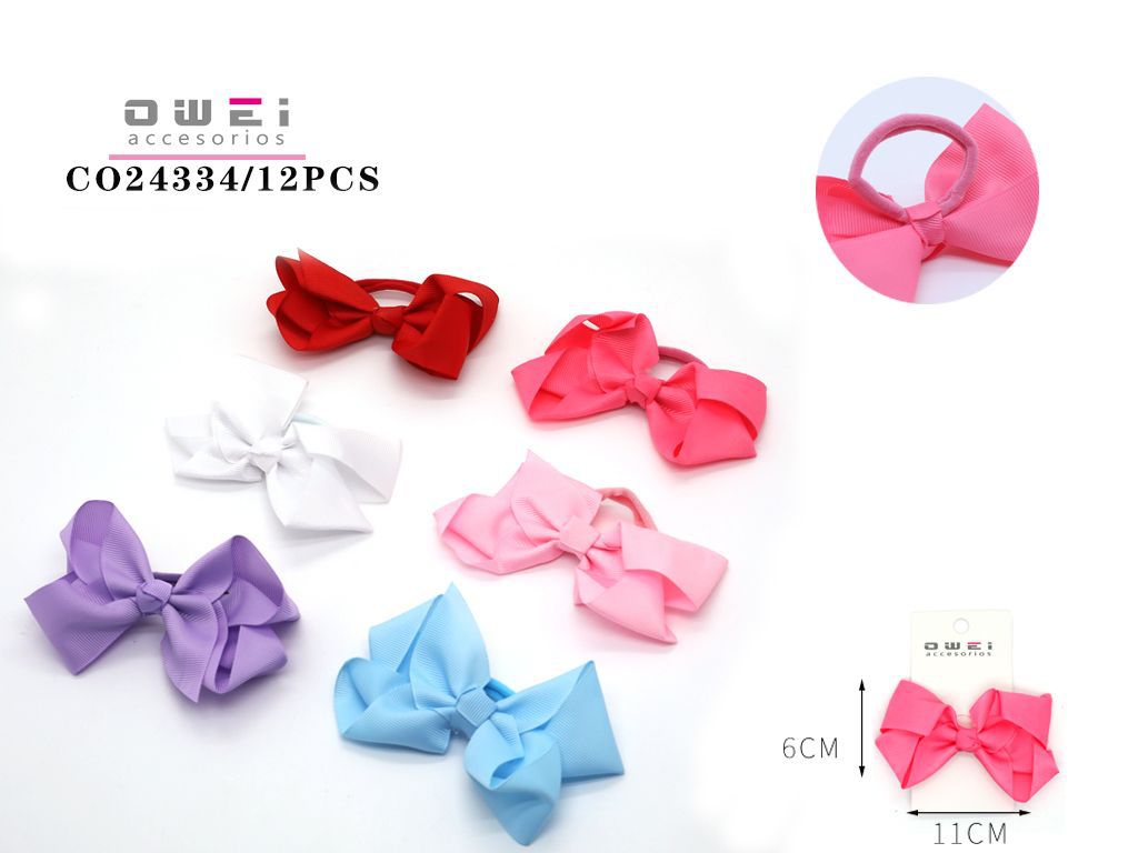 Goma de lazo 12 unidades CO24334 - Accesorios de pelo y moda