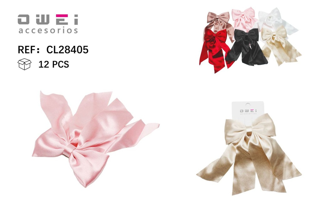 Pinza de lazo 12 unidades CL28405 - Accesorios de pelo y moda