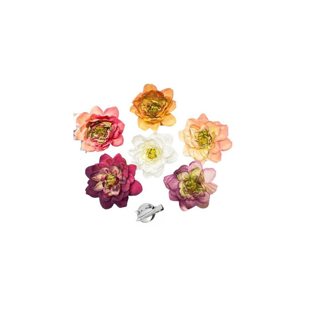 Pinza/broche flor 12 unidades - Accesorios para el cabello