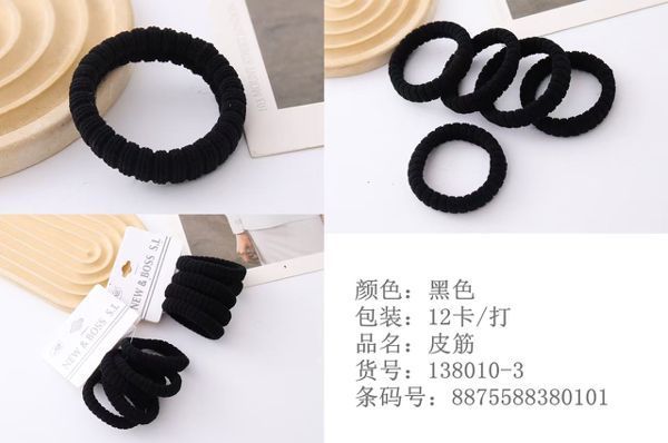 Gomas finas 6 cm 12 unidades - Accesorios para el cabello