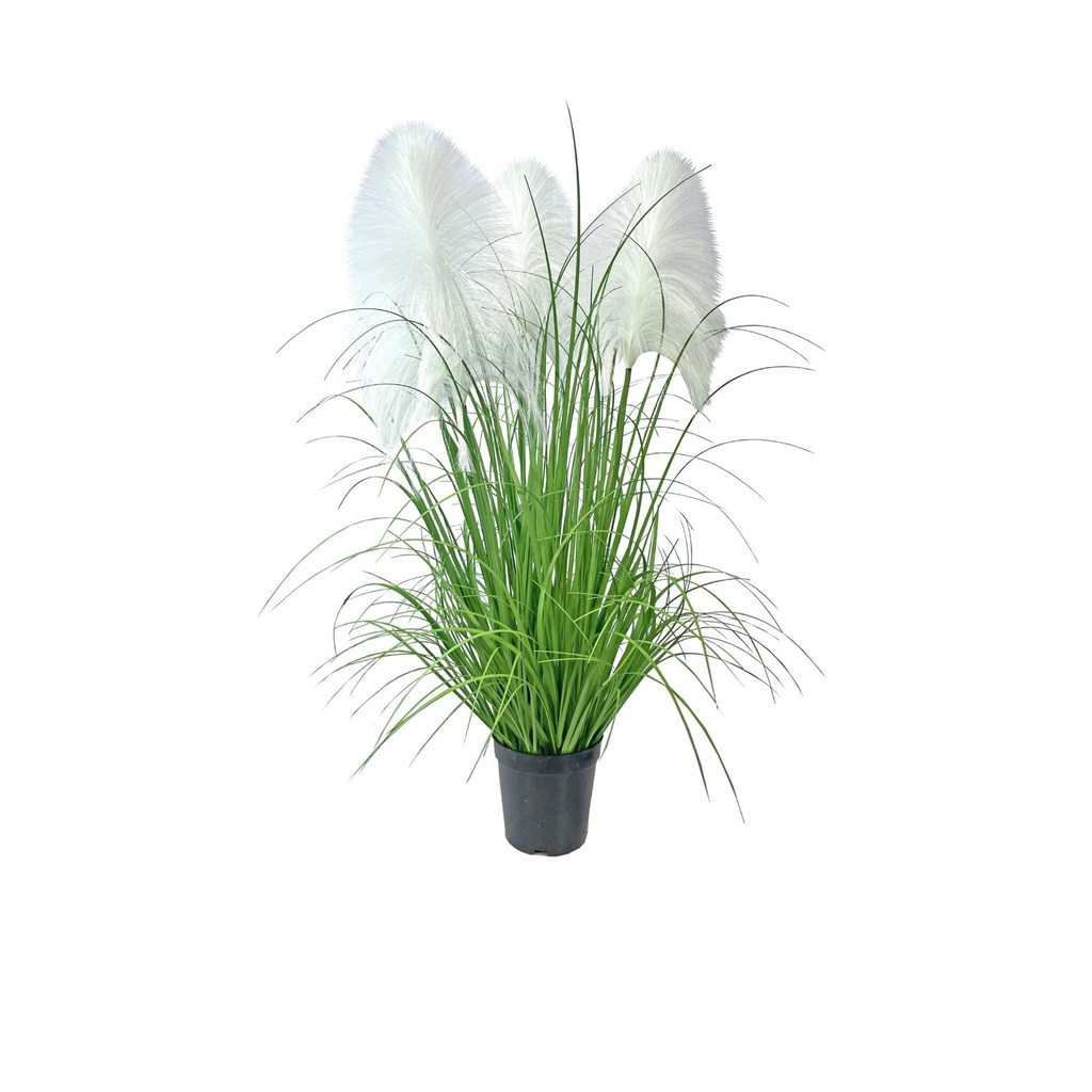 Rama de juncos de tela con 3 hojas de 90 cm - Decoración vegetal
