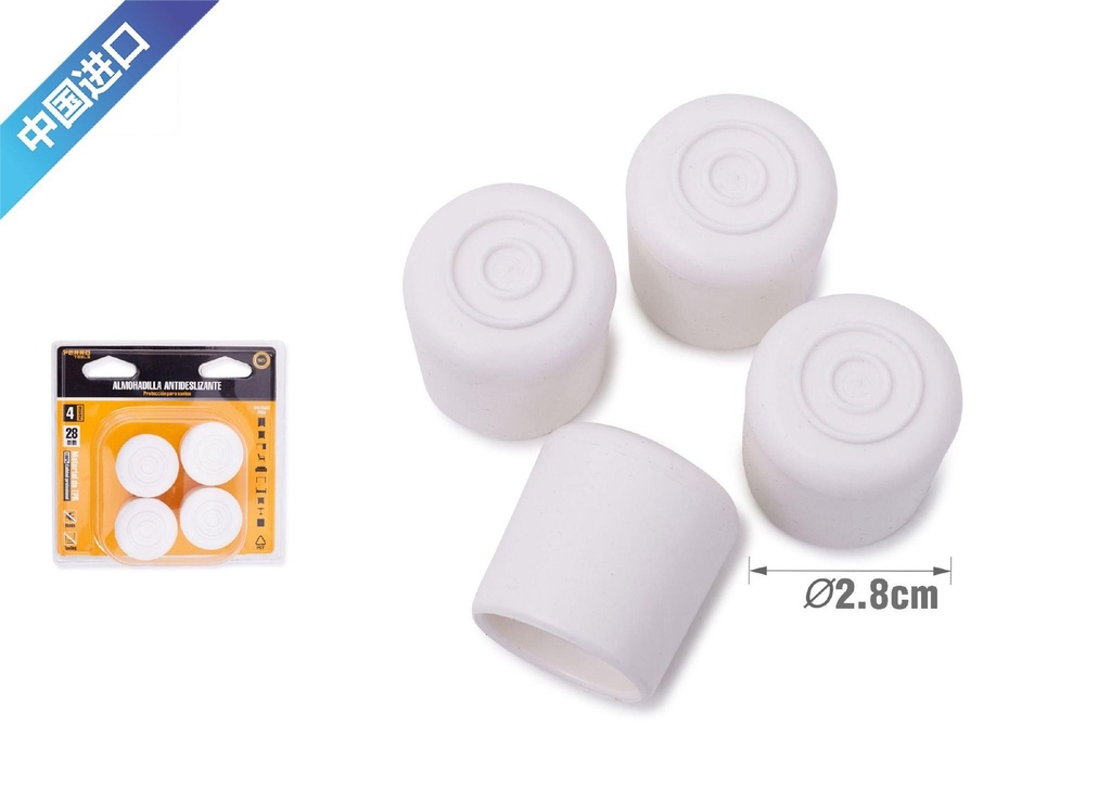 Protector pata mesa de 28 mm - Accesorios de ferretería para muebles