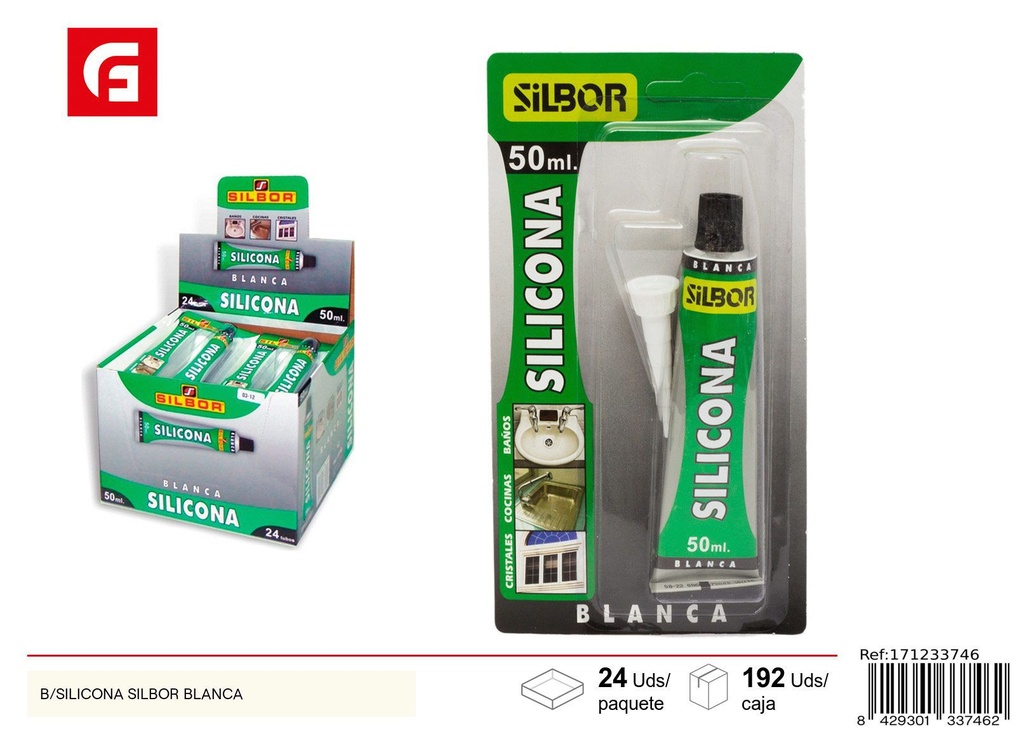 Silicona blanca para manualidades - Ferretería y adhesivos
