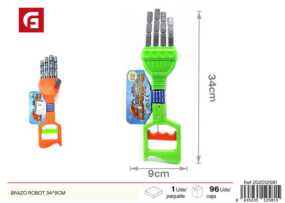 Brazo robot 34*9 cm - Juguete educativo sobre robótica y mecánica