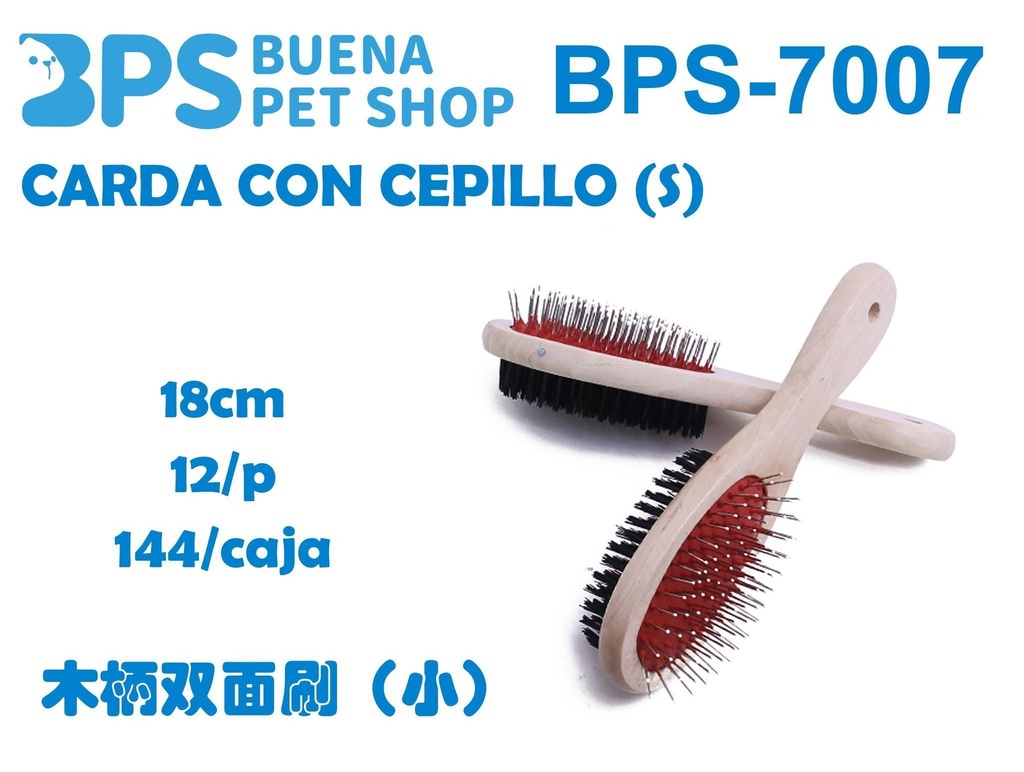 Cepillo doble para perro - Correas y collares para mascotas