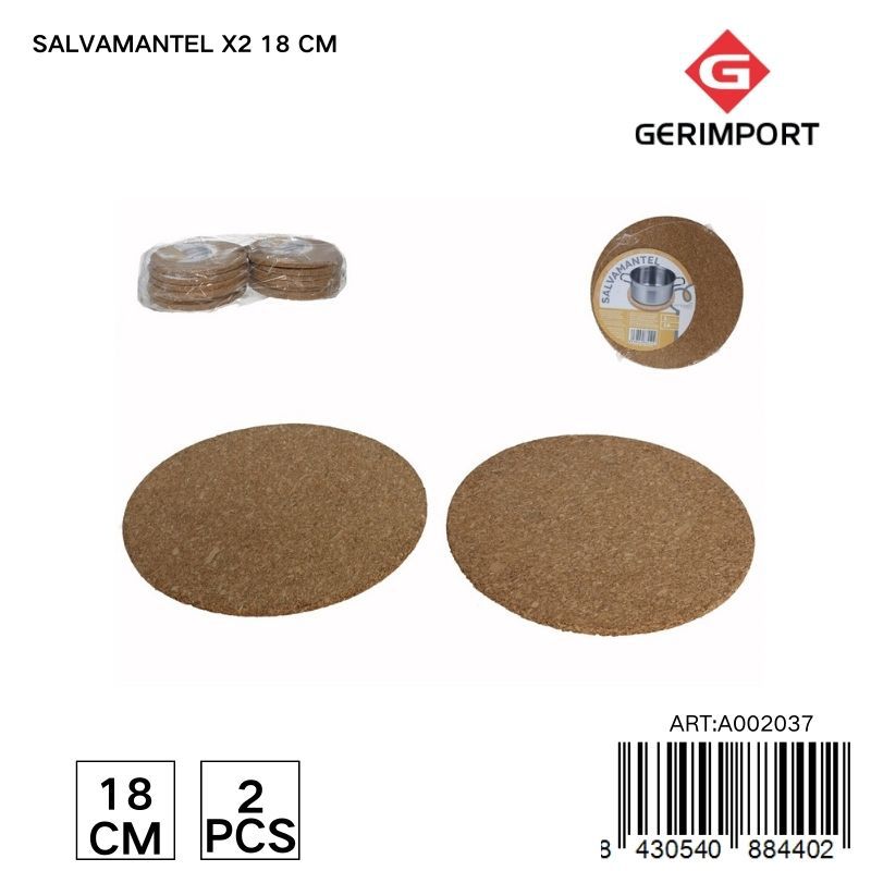 Salvamantel x2 18 cm - Accesorios de cocina