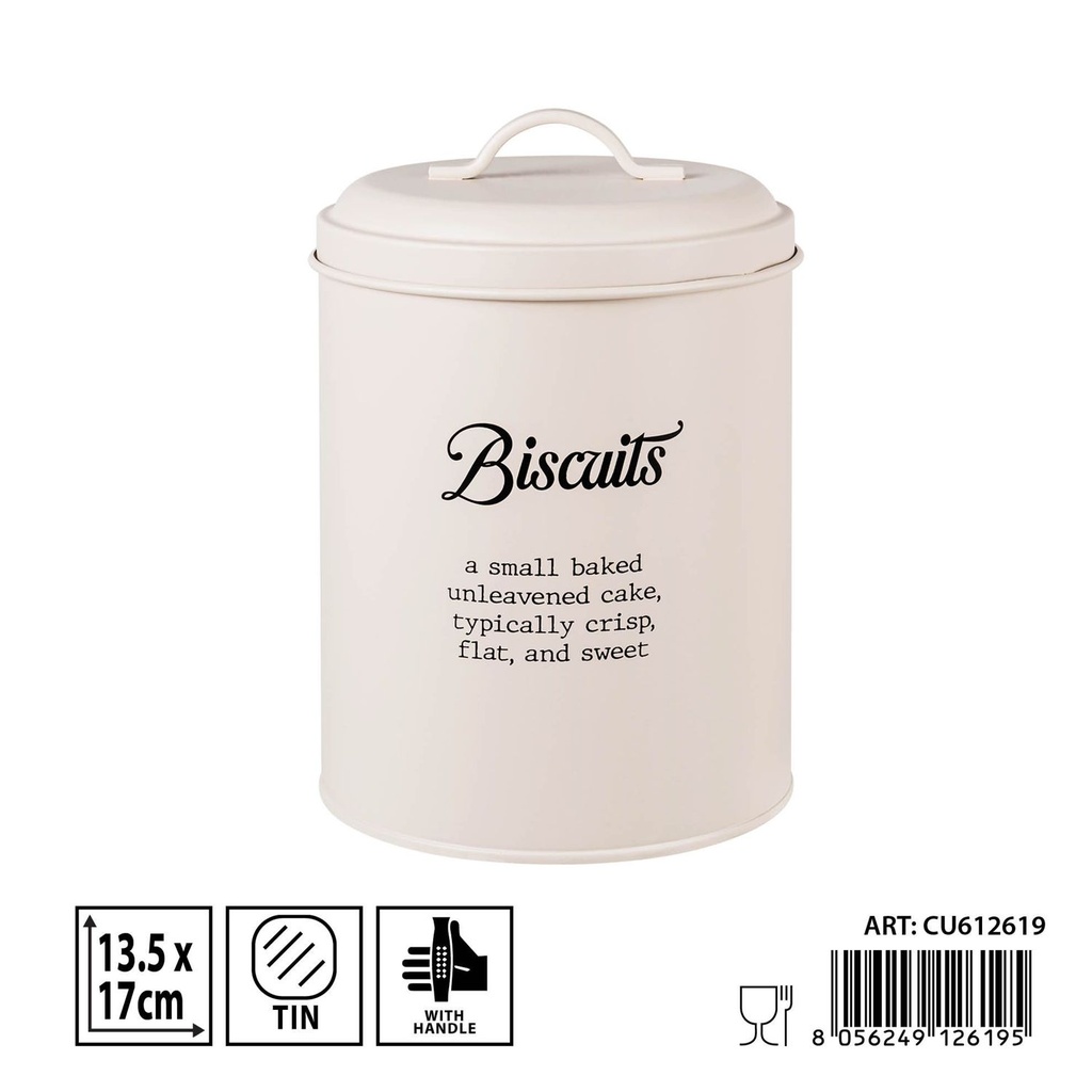 Bote blanco 13,5x17 cm - Tarro organizador