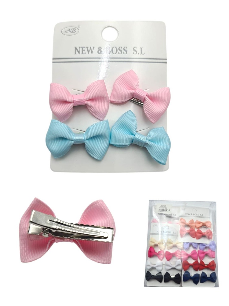 Lazitos pinza 12/u Leticia Well - Accesorios de cabello