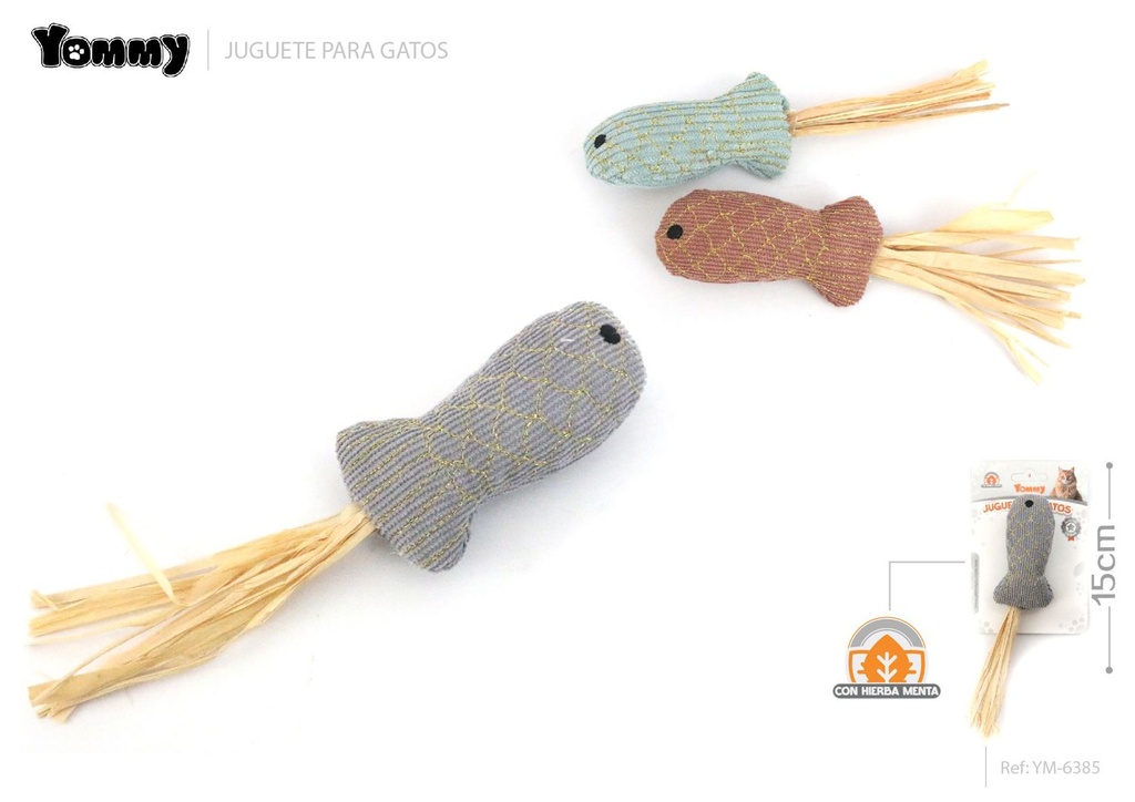 Juguete con catnip para gatos 15 cm - Juguetes estimulantes para gatos