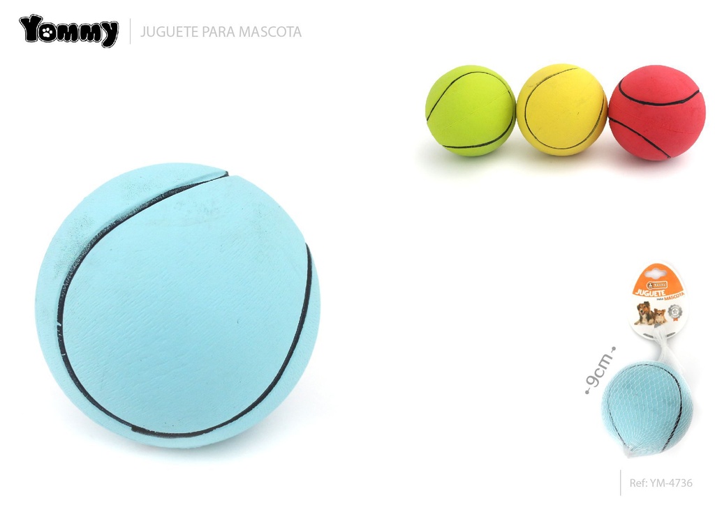Juguete goma 9 cm - Juguetes para mascotas