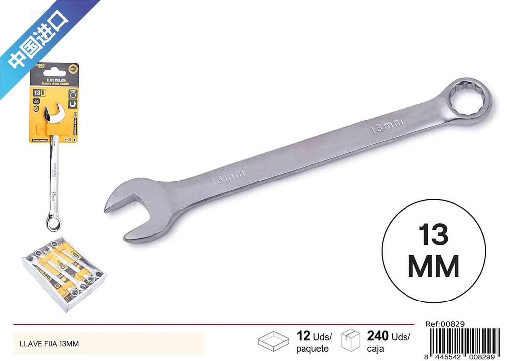  llave fija de 13 mm - Herramientas de ferretería y llaves