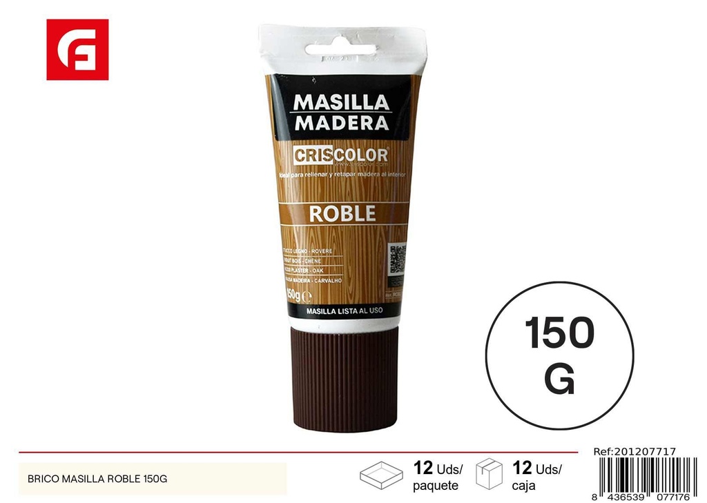 Masilla Bricolaje Roble 150 g - Materiales de reparación