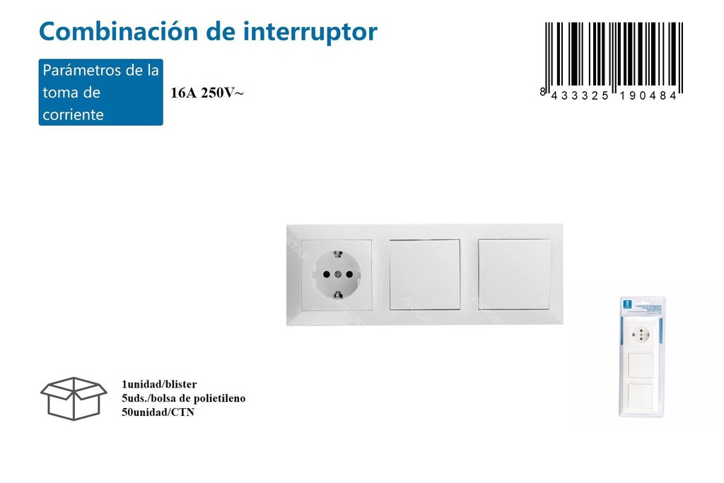 Interruptor de Pared - Suministros Eléctricos y Conectores