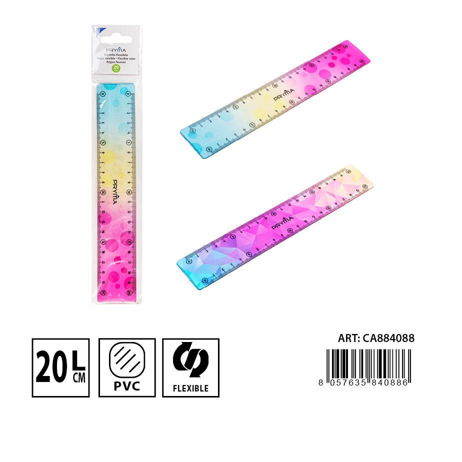 Regla flexible 20cm - Material de papelería