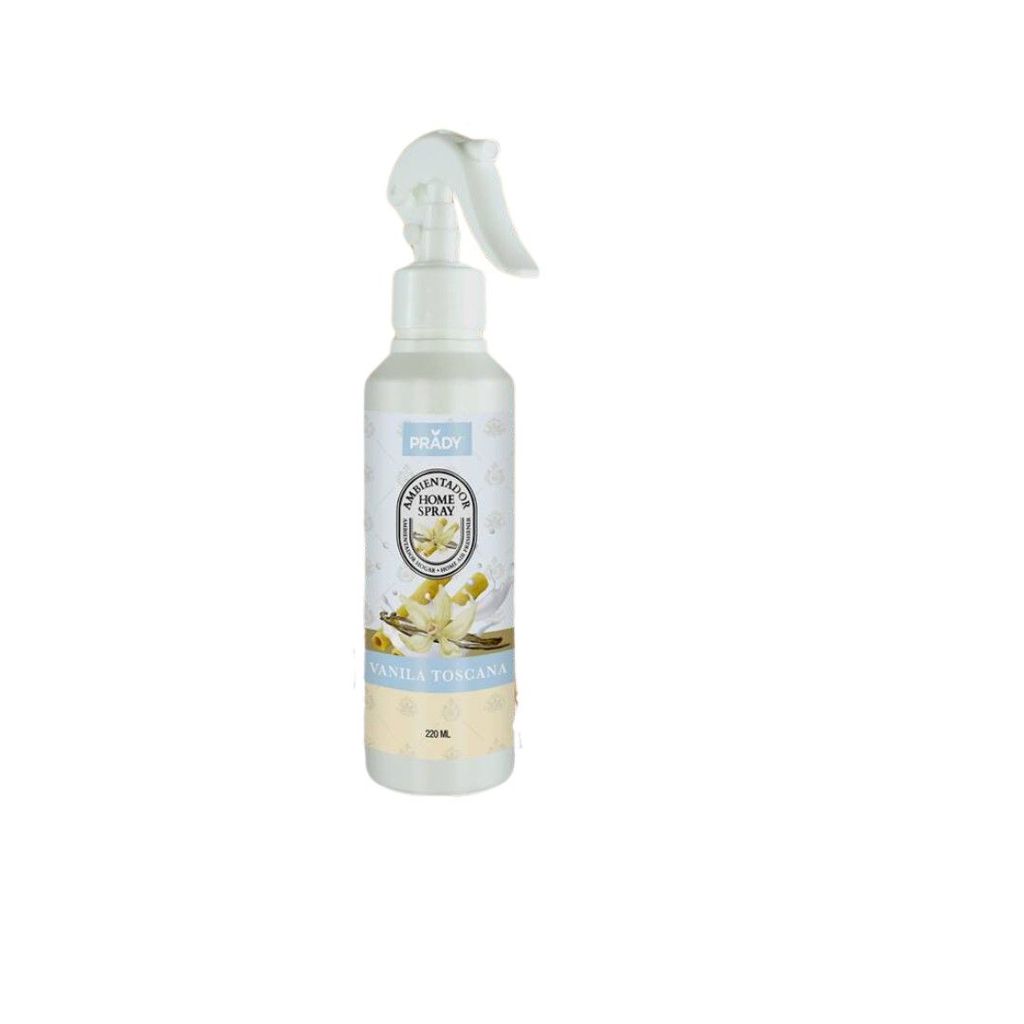 Ambientador en spray de vainilla toscana PRADY HOME 220 ml - Aromas y ambientadores