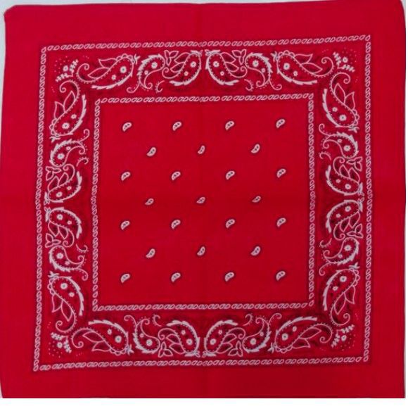 Pañuelo 55x55 rojo 12/U N.B - Accesorios de moda y complementos