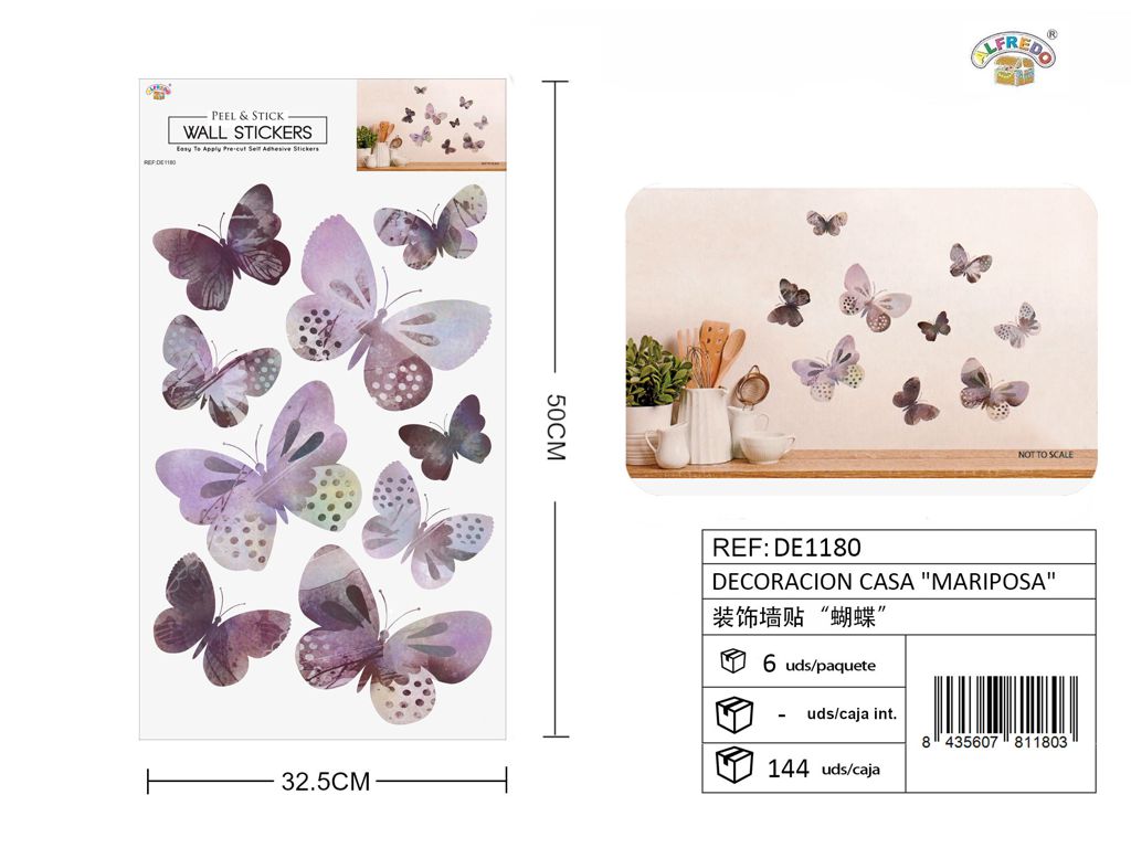 Decoración para el hogar "Mariposa" 32x50 cm - Decoración y estilo
