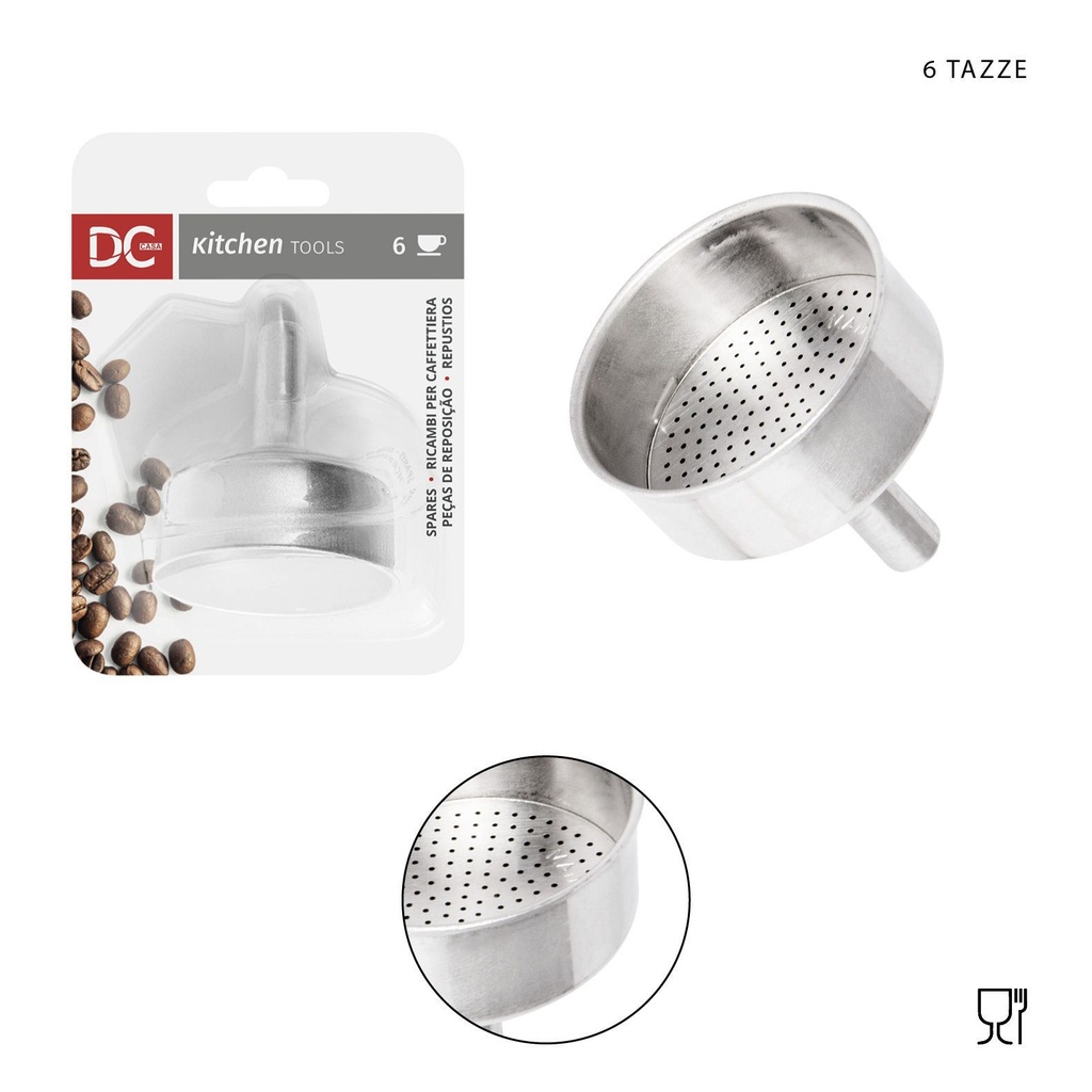 Embudos para cafeteras de 6 tazas - Accesorios de cocina