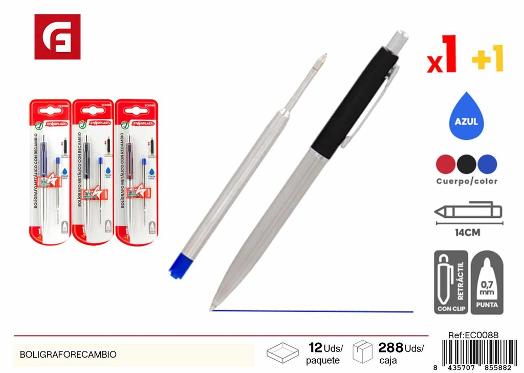 Bolígrafo con recambio de tinta - Herramientas de escritura