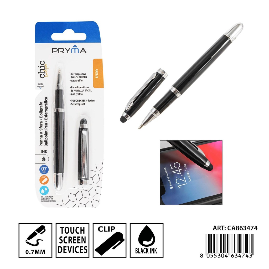 Bolígrafo con punta táctil 0.7 mm - Herramientas de escritura