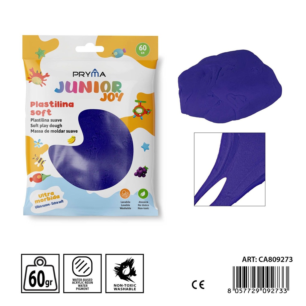 Plastilina 60g azul marino - Arcilla y manualidades