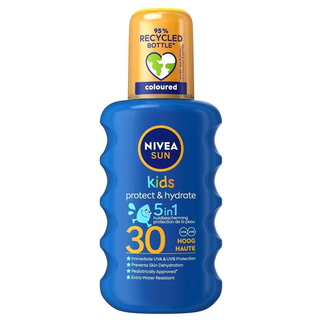  Spray Solar Nivea Sun SPF-30 200ml - Protección solar y cuidado de la piel
