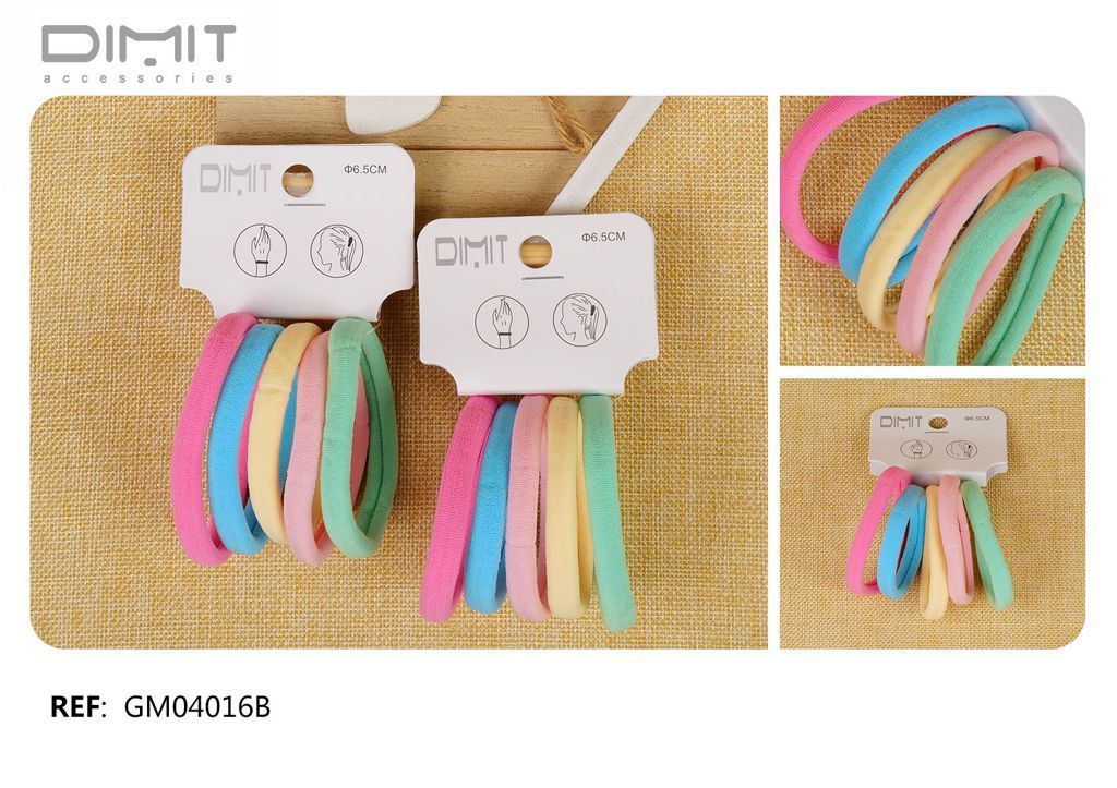  Gomas 6.5cm 24/u GM04016B - Accesorios para el cabello