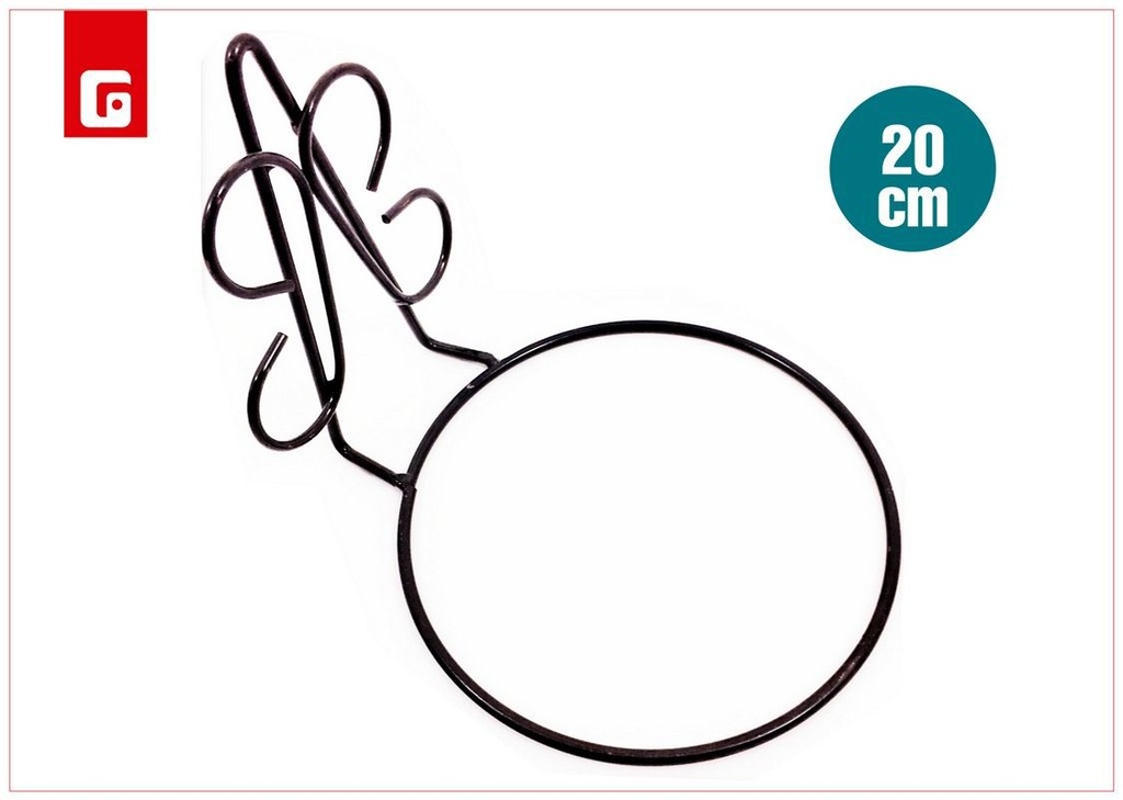 SOPORTE MACERTA PARED 20 CM - Soporte para maceta  