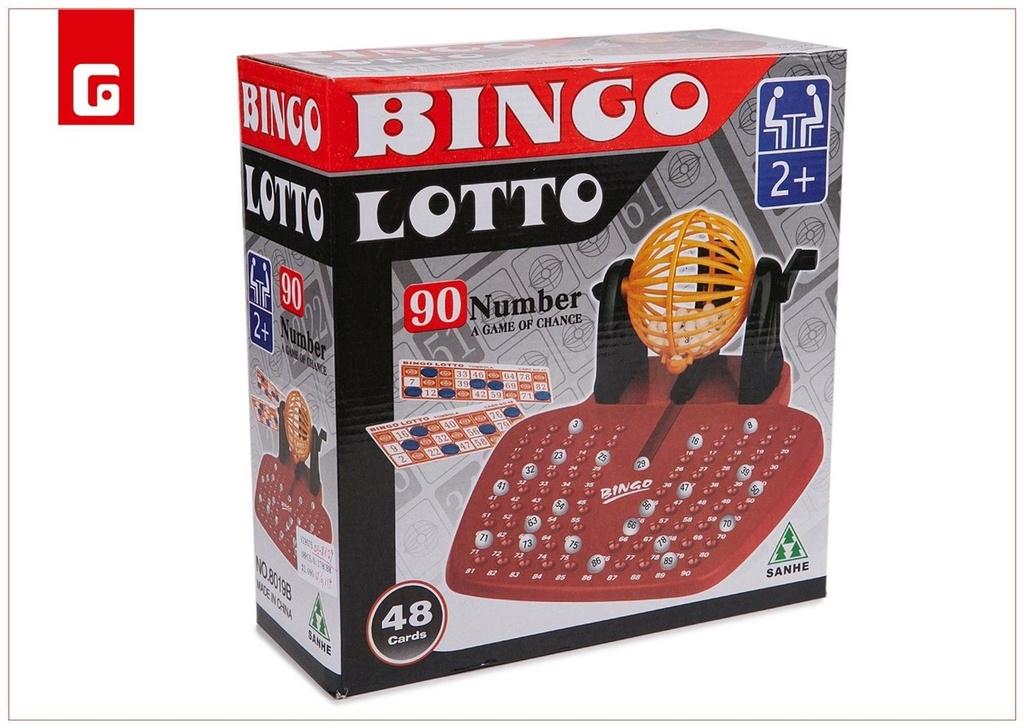 Bingo con 90 números y 48 cartones - Juegos de mesa