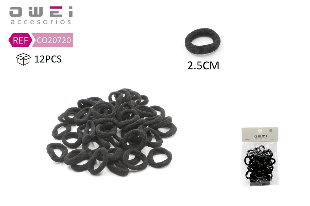 Gomas para el Pelo 12 unidades CO20720 - Accesorios para el cabello