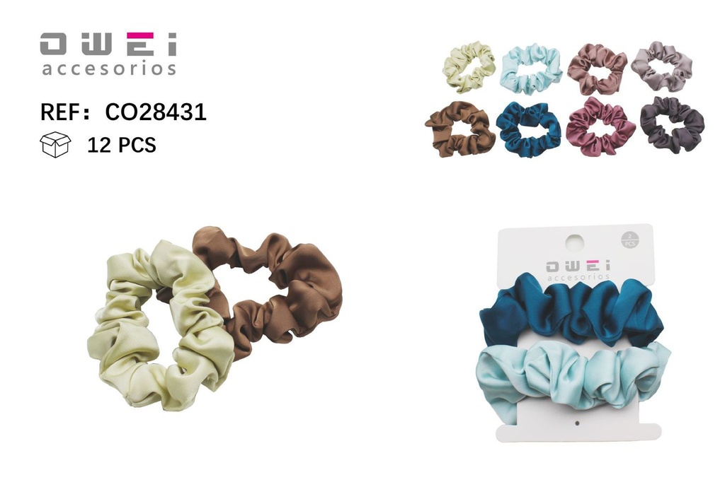 Goma 2 piezas 12 unidades CO28431 - Accesorios para el cabello