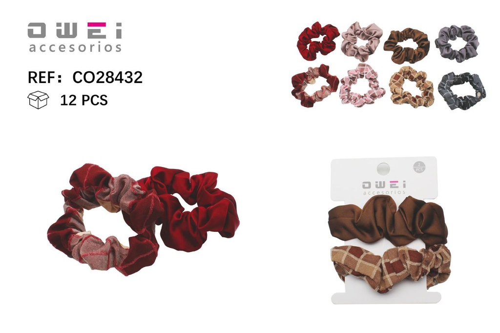 Goma 2 piezas 12 unidades CO28432 - Accesorios para el cabello