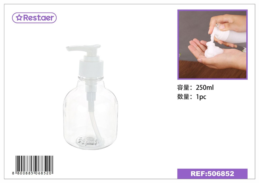 Botella dispensadora de 250 ml - Envases y accesorios de belleza