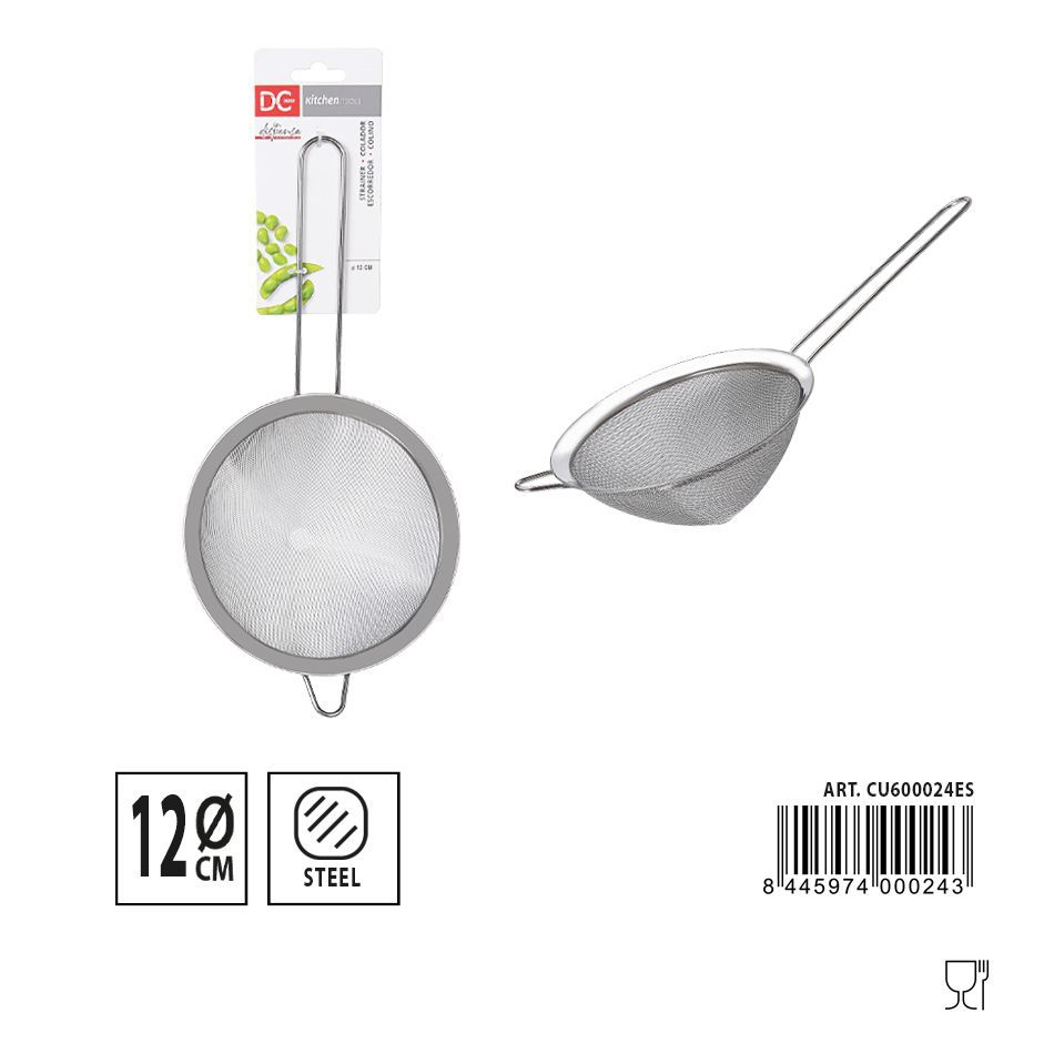 Colador de acero inoxidable 12 cm - Utensilios de cocina