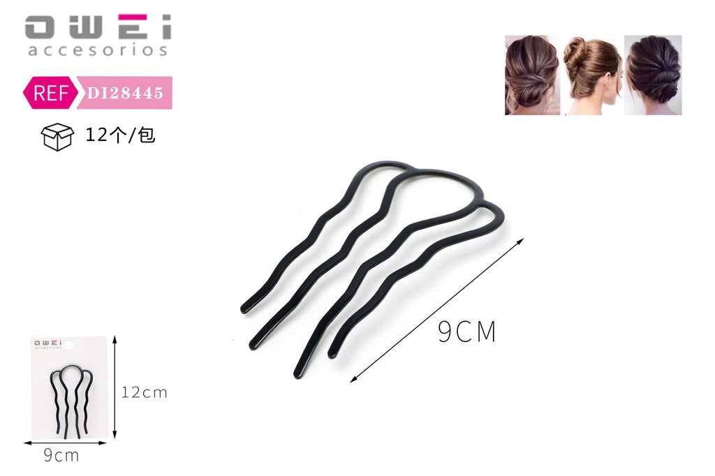 Peineta 12 unidades DI28445 - Accesorios para el cabello